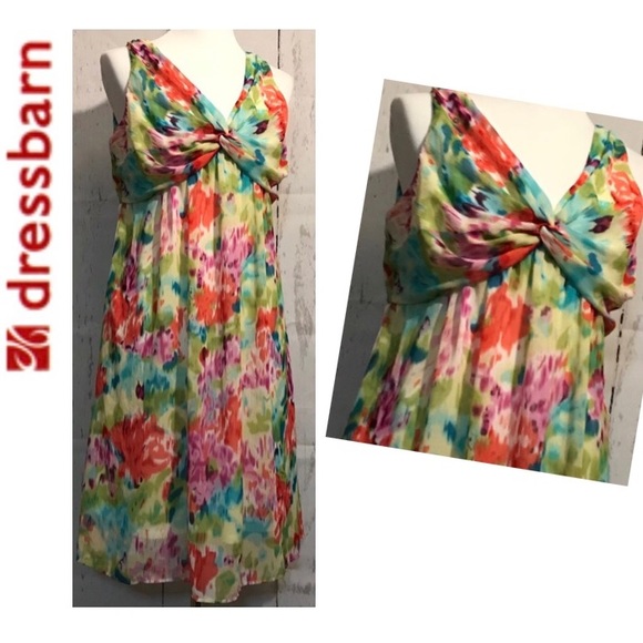 Dress Barn Dresses & Skirts - Dressbarn Sleeveless Multicolored Dress